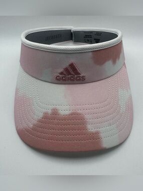 Adidas AeroReady Wonder Mauve Tie Dye Golf Tennis Running Visor OSFA NWT
